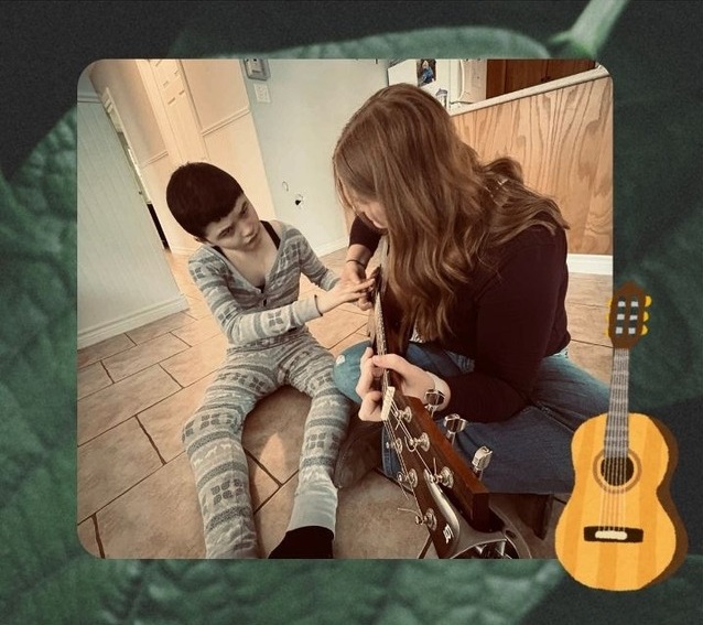 Individual music therapy session